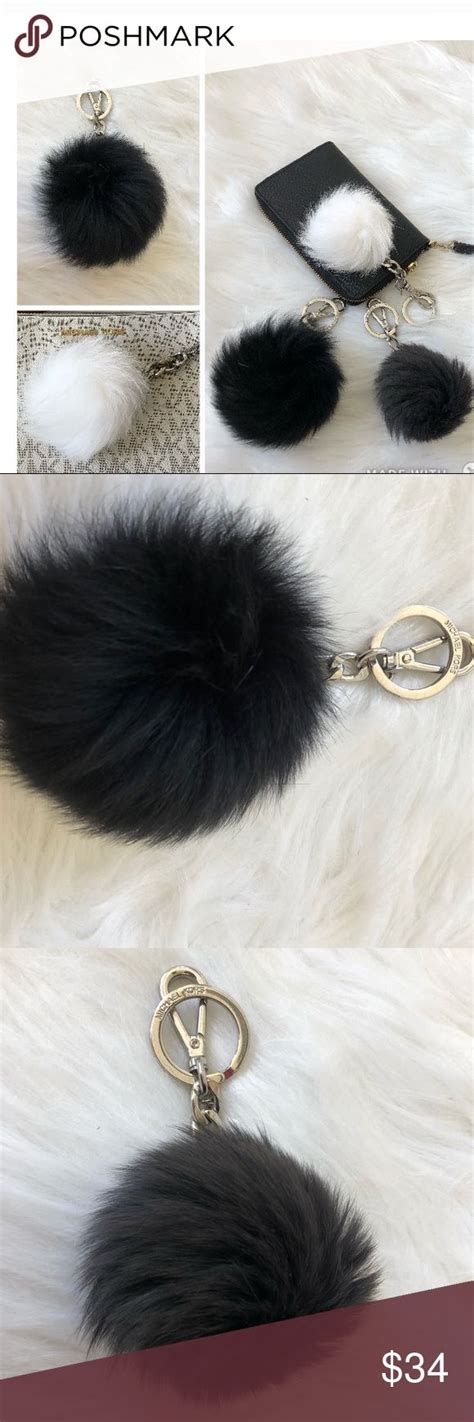 michael kors pom pom charms with clip